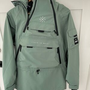 DOPE Faded Green Snow Insulated Jacket